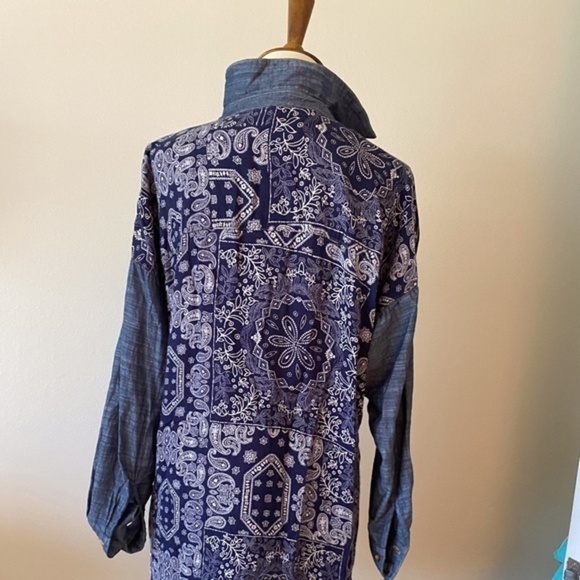Ivy Jane Paisley Chambray Tunic XS - Picture 7 of 8